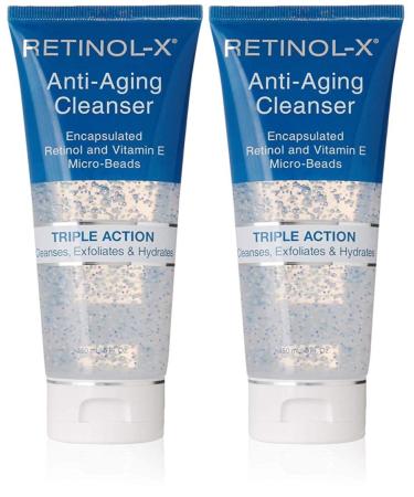 Skincare Retinol X Anti-Aging Cleanser 4 O.z. Tube Triple Action (2 Pack)