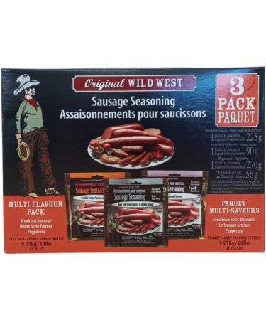 Original Wild West - Sausage Seasoning Multi Flavour Pack - Buy Online on GoSupps.com