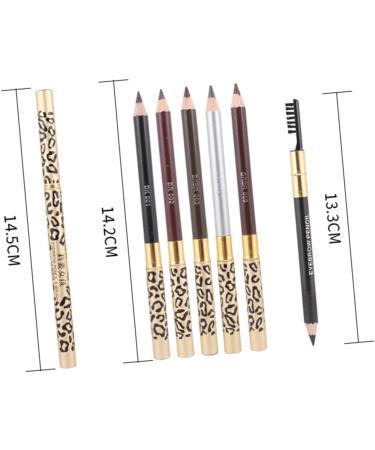 VINTORKY 2pcs Makeup Eyebrow Pencils Grey Brown Mascara White Eyeshadow Eyebrow Pencil Dark Brown Uk Wooden 1 count (Pack of 1) Brown - Buy Online on GoSupps.com