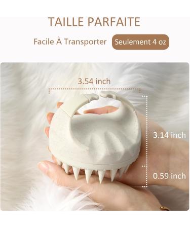 Premium Silicone Scalp Massage Brush - Ultimate Hair Care for Wet & Dry Use | Gentle Head Massager for Healthy Scalp & Hair - Buy Online on GoSupps.com