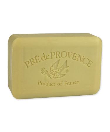 Pre de Provence Artisanal Soap Bar  Enriched with Organic Shea Butter  Natural French Skincare  Quad Milled for Rich Smooth Lather  Verbena  8.8 Ounce Verbena 8.8 Ounce (Pack of 1)