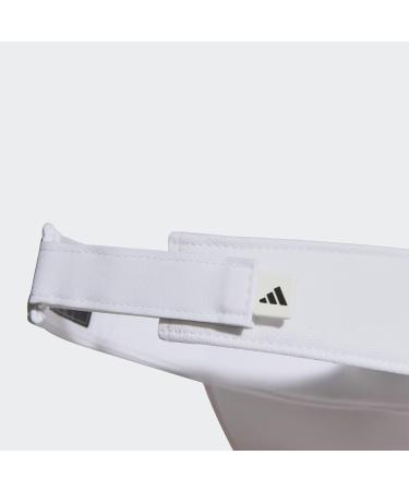 Buy adidas Aeroready Visor Hat - One Size (Large 60 cm) in White/Black | International Shipping Available - Buy Online on GoSupps.com