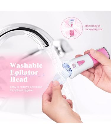 Cordless Facial Epilator for Women - Electric Hair Removal Tool with LED Light and Bikini Trimmer - Ghse02 - Buy Online on GoSupps.com