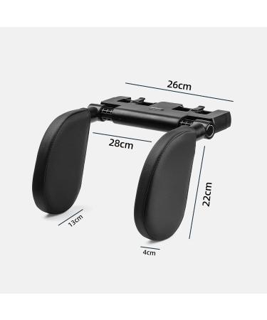 Adjustable Leather Car Headrest for Kids & Adults - Breathable Neck Support Pillow (1 Pack) | Ideal for Comfortable Travel - Buy Online on GoSupps.com