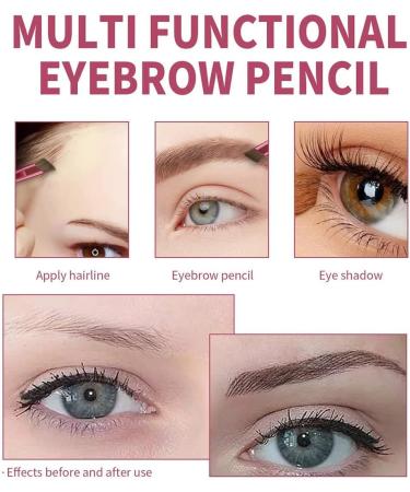 EZGHAR Anjoize Eyebrow Pen Anjoize 4D Laminated Brow Grooming Kit 4D Laminated Brow Starter Kit 4D Hair Stroke Brow Stamp Brush with Waterproof Eyebrow Gel (Dark Brown) - Buy Online on GoSupps.com