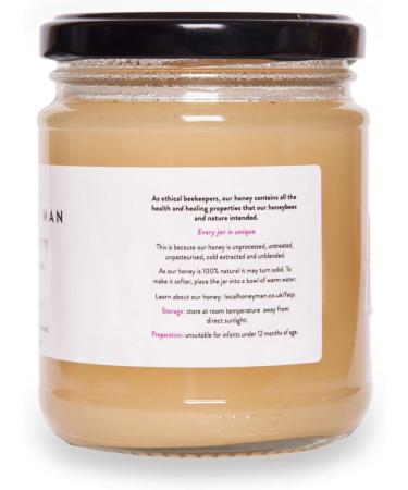 Local Honey British Man/Local Unpasteurized British Borage Honey 340g - Buy Online on GoSupps.com