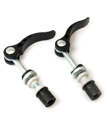 DZS Elec 2pcs M6x55 Fixed Bicycle Clip Quick Release Seat Bar Quick Release Bike Seat Clamp Seat Post Quick Release Saddle Parts for Folding Bicycle Mountain Bike
