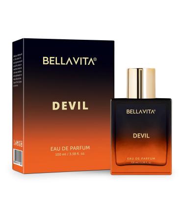 BELLA'VITA Devil Eau De Parfum Perfume with Gourmand Cedar Vanilla and Musk| Premium EDP Long Lasting Woody Spicy Fragrance for Men & Women 100 ML - Buy Online on GoSupps.com
