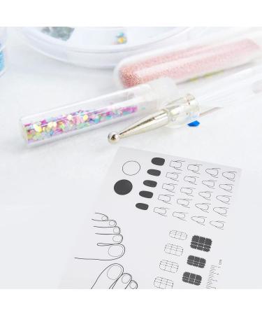 Lurrose Nail Art Stamping Mats Silicone Nail Training Mat Trainer Sheet for Application Practice As Shown - Buy Online on GoSupps.com