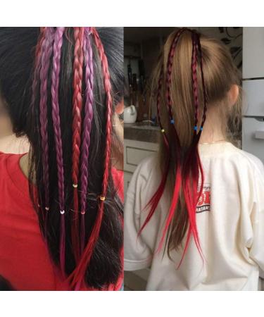 Buy Nuluxi Colored Hair Strands & Synthetic Wig Accessories - Perfect for Girls' Hair Extensions & Braids - Buy Online on GoSupps.com