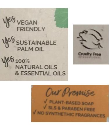 Bundle of 3 Soaps 1 Sweet Orange (100g) 1 Lemon Zest (100g) and 1 Peppermint & Eucalyptus (100g) - Buy Online on GoSupps.com
