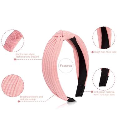 10 Multicolored Hair Ties for Women | Elastic Wide Fabric Turban Knots - Perfect for Girls | International Shipping Available - Buy Online on GoSupps.com