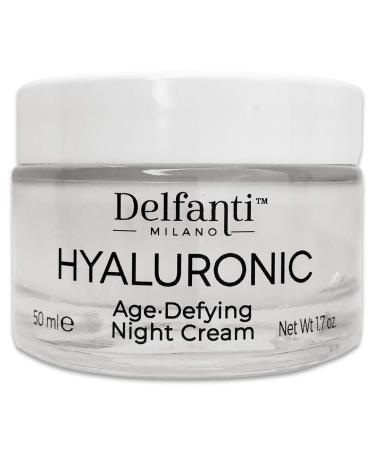 Delfanti Milano HYALURONIC Age Defying DUO pack Day + Night Creams Face Neck D collet Moisturizing Cream for Firming Tightening and Wrinkles Made in Italy - Buy Online on GoSupps.com
