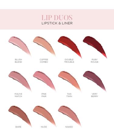 Sculpted by Aimee Lip Duo 2-in-1 (Tan Twin) - Travel-Friendly Lipstick & Liner for Perfectly Sculpted Lips - Buy Online on GoSupps.com
