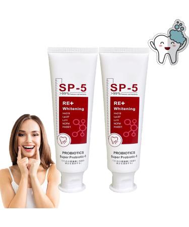 2pcs Sp-5 Toothpaste Sp 5 Teeth Whitening WE2C Toothpaste Whitening Brightening Stain Removal Toothpaste Repairing Toothpaste