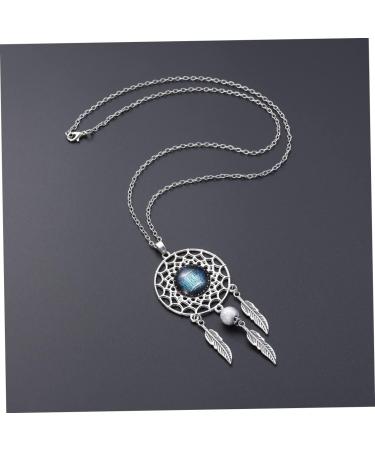 ORFOFE Jewelry Necklaces Silver Necklace Dream Catcher Necklace Dreamcatcher Sagittarius The Time - Buy Online on GoSupps.com