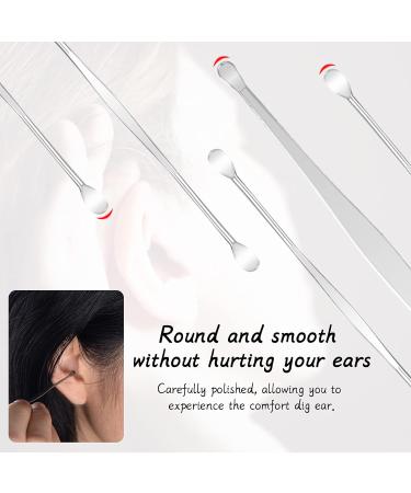 8 Pcs Ear Wax Removal Kit with Storage Box - Curved Tip Tweezer, Ear Pick, Earwax Removal Tool - Reusable Ear Curette Set for Children & Adults - Buy Online on GoSupps.com