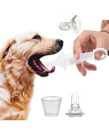 Pet Feeding Syringe Soft Tip Cat Dog Syringe Bottles for Pet Feeding Oral Syringe Pet Liquid Feeding Kit for Nursing Puppies and Kittens