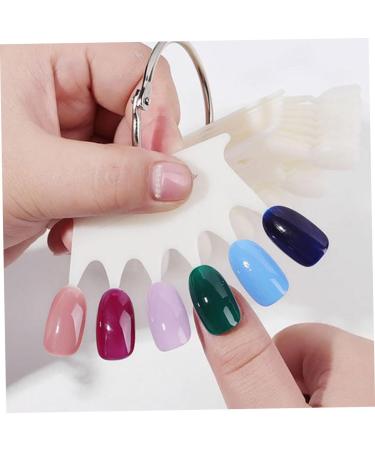  FRCOLOR FRCOLOR Practice False Nails 2 Pack Nail Polish Board Nail Polish Nail Polish Shimmer Tips for Practice Nail Practice Natural - Buy Online on GoSupps.com
