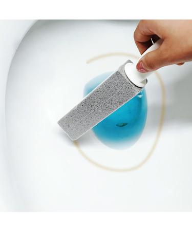 Zuofan Pumice Stone Cleaning Tool - 2 Piece Toilet Cleaner with Handle Effective Toilet Stain Remover & Brush Replacement - Buy Online on GoSupps.com