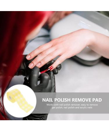 Beaupretty 5 Rolls Beauty Salon U-Shaped Pillow Nail Tool Nail Art Cleaner Pads Nail Cleansing Pad Makeup Removal Wipes Lash Pillow Disposable Nail Cotton Wipe Nail Polish Pure Cotton Extend - Buy Online on GoSupps.com