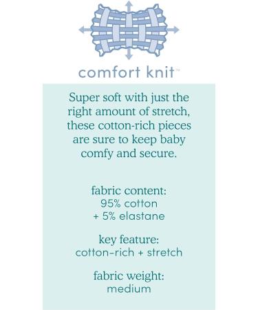 aden + anais Baby Comfort Knit Footie - Long Sleeve Infant Onesie 0-3 Months Blue Moon - Buy Online on GoSupps.com