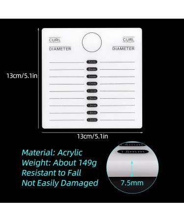 Atomus Eyelash Extension Stand Pallet Pad - Oversized 13x13cm with 100 Adhesive Pads & 2 Silicone Holders for Perfect Eyelash Application - Buy Online on GoSupps.com