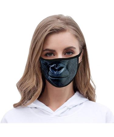 Funny 3D Animal Print Anti Pollution Mouth Covers Cotton Half Face Mouth Reusable Dustproof Washable Facial Decoration Face Shield/Loop Scarf/Bandana/Balaclava - Buy Online on GoSupps.com