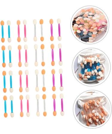 FOMIYES 120pcs Double Ended Eye Shadow Stick Makeup Brush Dual-side Eyeshadow Tool Woman Sponge - Buy Online on GoSupps.com