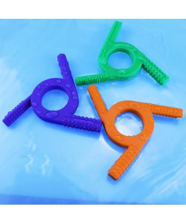 Sensory Chewing Tool Bite Ring for Babies - Ideal Autism Toy & Dental Aid for ADHD & Sensory Processing Disorder - Green - Buy Online on GoSupps.com