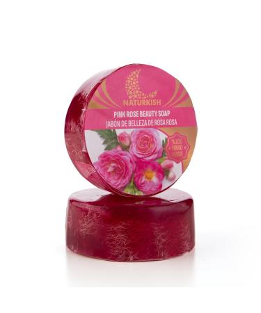 Pink Rose Beauty Soap 100% Handmade Natural and Organic