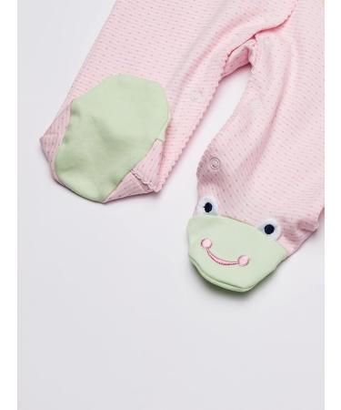Little Me Baby Girls' Pink Footie - Size 0 Months | Soft Infant Sleepwear - Buy Online on GoSupps.com