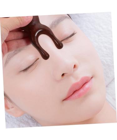 Frcolor Hand Massager & Shiatsu Face Care Tools - Wood Nasal Scraper 2 Pcs 9x3.5cm - Easy Travel Beauty & Urban Health Device - Buy Online on GoSupps.com