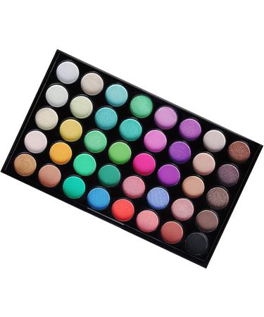 40 Colors Eyeshadow Eye Makeup Palette Watercolor Pigment Durable Dry Wet Apply Multipurpose Matte and Glitter Safe To Use for Daily Grooming (E40#2) 1 count (Pack of 1) - Buy Online on GoSupps.com