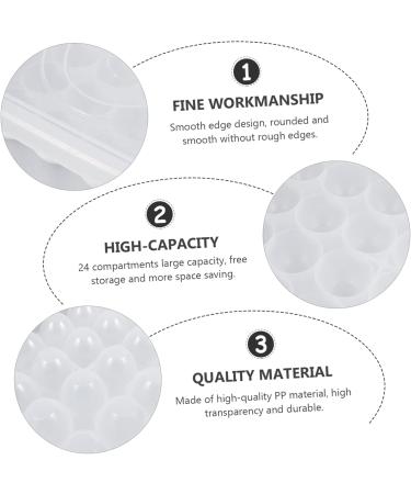 OSALADI 1pc box Container Egg Household Compartment Kitchen Preservation Holder Home Crisper Food -grid - Buy Online on GoSupps.com