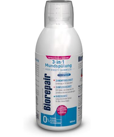 Biorepair 3in1 Mouthwash 500ml - Whitening Repair & Fresh Breath | International Shipping - Buy Online on GoSupps.com