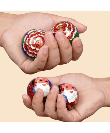 Unbit Baoding Balls - Cloisonn Stress Relief Balls for Adults | Meditation & Relaxation | Stress Balls with Bells - Color F - Buy Online on GoSupps.com