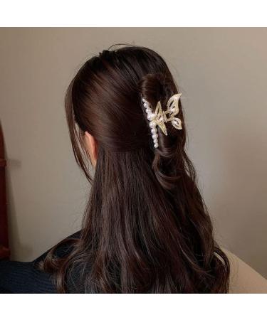 Claws Clips Hair Accessories Exquisite Pearl Crystal Butterfly Shark Hair Clip Metal Hair Claws Clamps Hair Crab Hairpin Hair Accessories S3 (Color : S7) S7 (Color : S8) - Buy Online on GoSupps.com