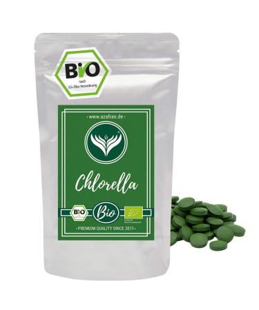 Azafran ORGANIC Chlorella Algae Tablets 250g 250 g (1 pack)