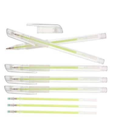 FOYTOKI 5pcs Beauty Spot Eyebrow Pen Eyebrow Permanent Pen White Markers Medical Plastic