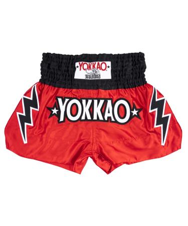 YOKKAO Satin Shorts Stadium Red XL