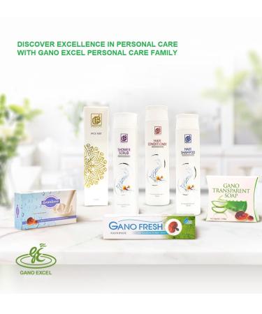 Shop Gano Excel Hair Shampoo & Conditioner Set - Natural Volumizing & Shining Hair Care with Ganoderma (300ml Each) - International Shipping Available - Buy Online on GoSupps.com