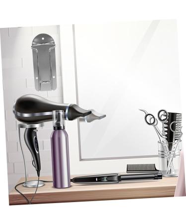 Housoutil Clipper Stand Clipper Wall Stand Hairstylist Tools Rack Holder Wall Storage Holder Beard Rack Trimmer Wall-Mounted Clippers Stainless Steel - Buy Online on GoSupps.com