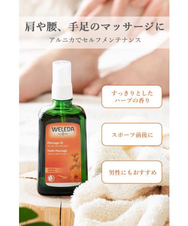 Weleda Arnica Massage Oil 50ml - Natural Pain Relief & Muscle Soothing Oil International Shipping - Buy Online on GoSupps.com