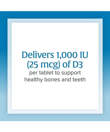 Natural Factors Vitamin D3 1000 IU | Supports Strong Bones, Muscles, Immunity | 180 Tablets - Buy Online on GoSupps.com