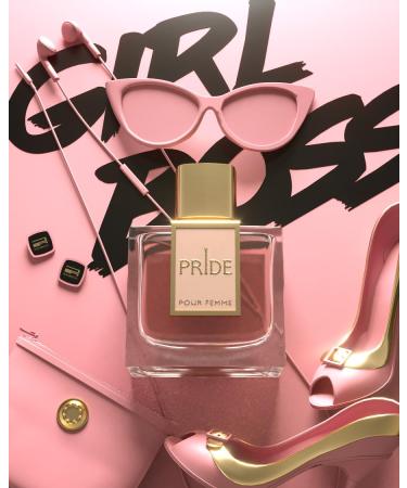 Pride Pour Femme Eau de Parfum For Women 3.4 Fl. Oz Elegant French Fragrance for Women Long-Lasting Fruity Floral Scent with Green Apple Jasmine and Vanilla - Buy Online on GoSupps.com