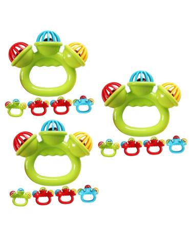 Toyandona 15 STK handbell toys toy for newborn interactive toys toy cell phones for babies bite toys smooth baby toys grip the bell