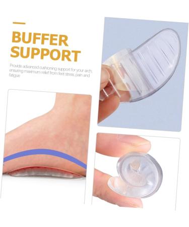 NOLITOY 16 Pairs Striped Arch Pads | Supportive Foot Cushions & Insoles for Men | Nonslip Flat Foot Arch Support & High Heel Gel Pads - Buy Online on GoSupps.com