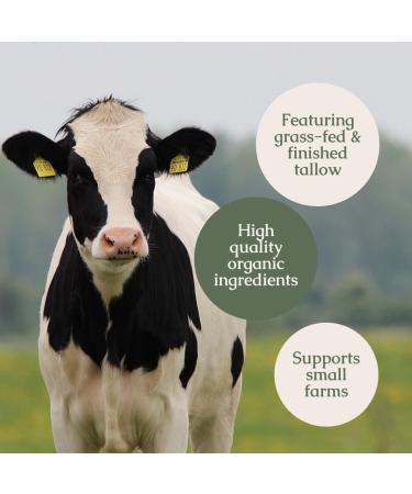 Hearth and Homestead: Handmade Whipped Tallow Balm Organic Moisturizer Body Butter with Infused Olive Oil for Eczema Rosacea Baby (Lavender) - Buy Online on GoSupps.com