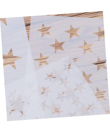 LALAFINA 3pcs Wall Murals Spray Paint Stencils Wall Paintings Wall Ainting Templates Flag Hollow Coating White Size 1 - Buy Online on GoSupps.com